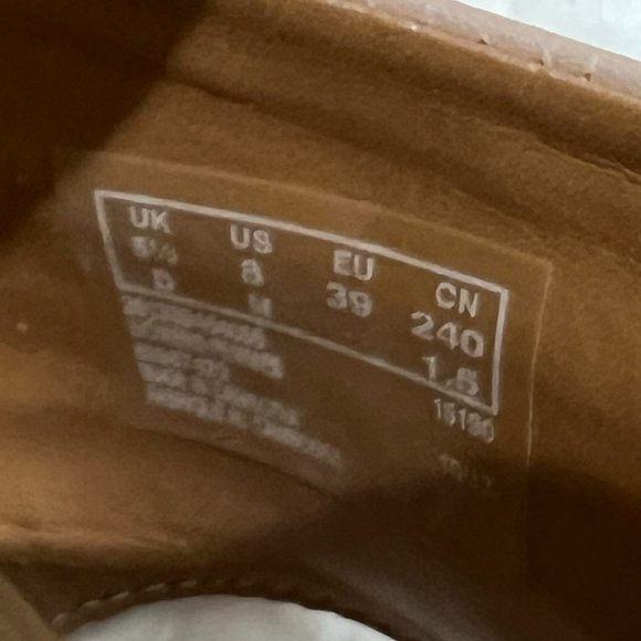 COLLECTION by Clarks Lafley Aletha Dusty Pink Leather Wedge Sandals - Size 8 - Picture 8 of 9